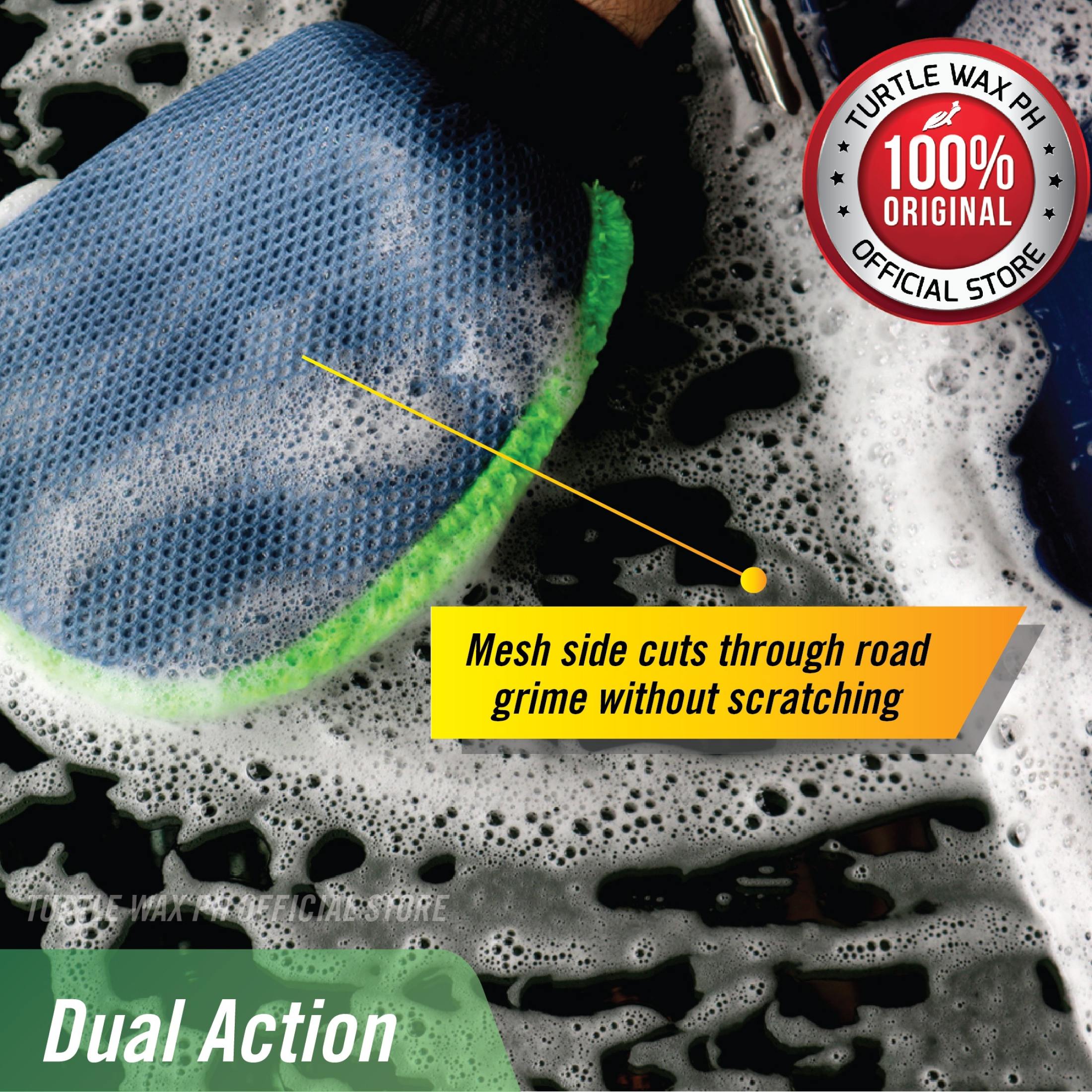 TWA 123 TW Dual Action Microfibre Wash Mitt