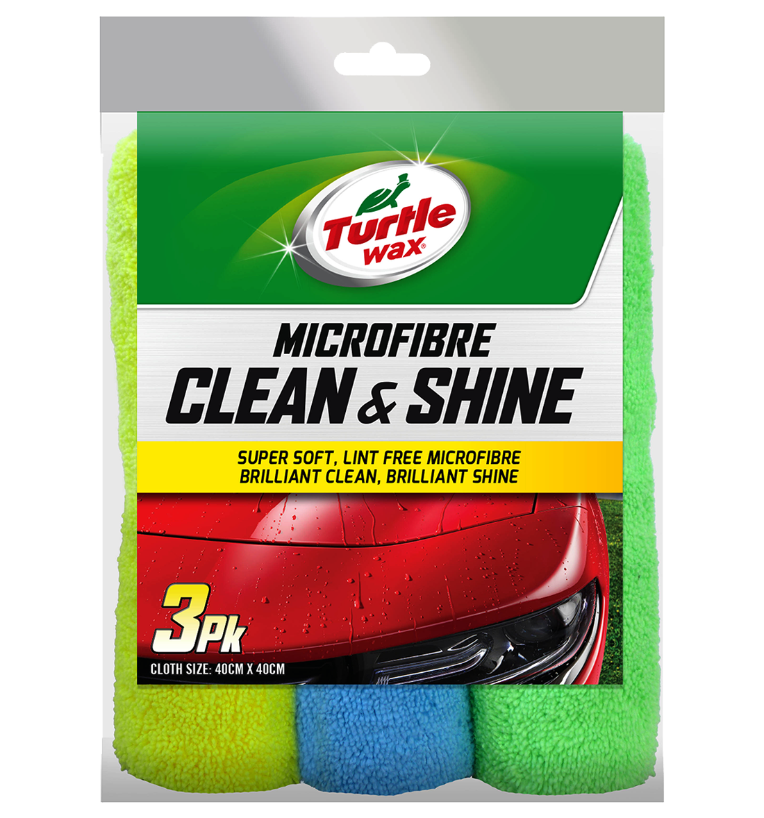 TWA108 TW Microfibre Clean & Shine 3Pk