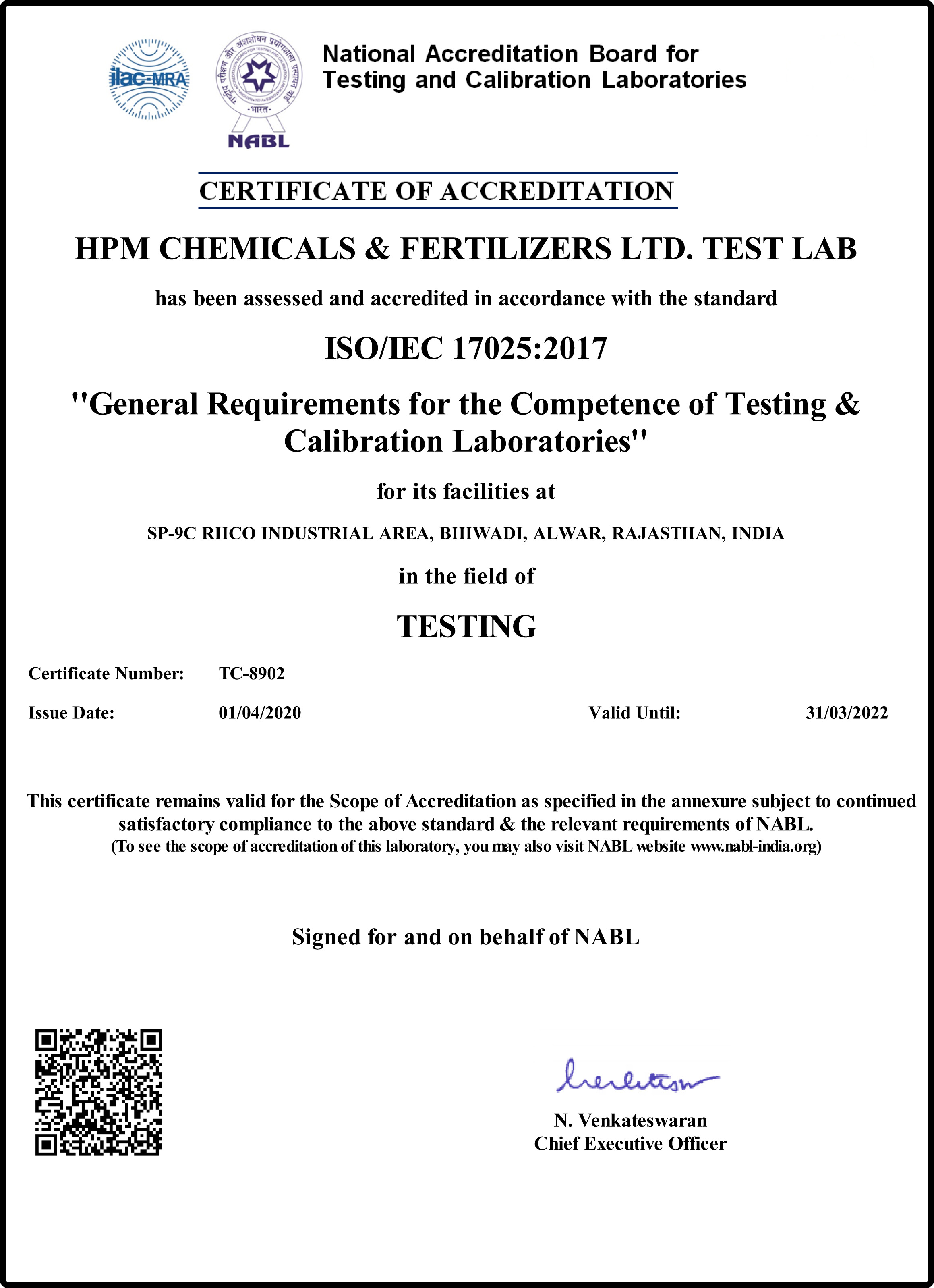 nabl certificate